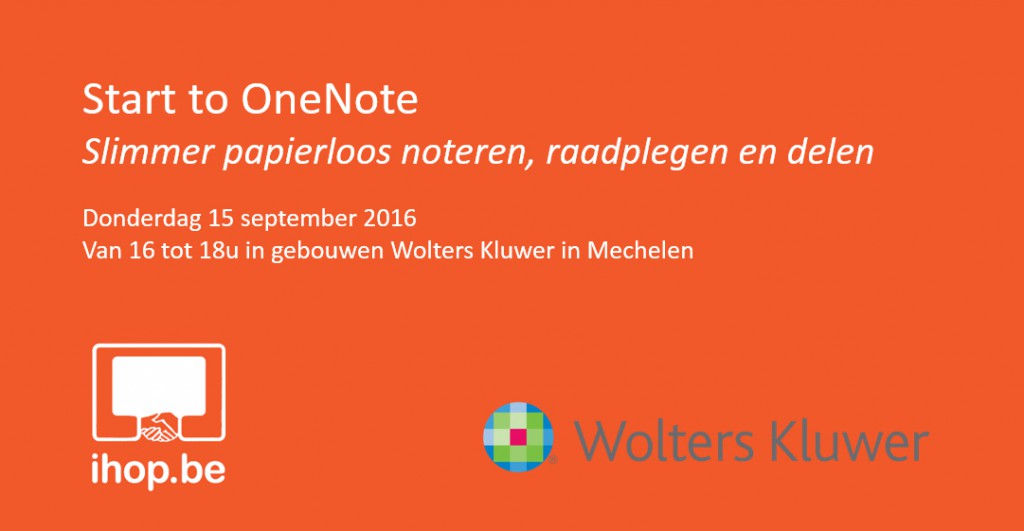 Start to OneNote 16 sept 2016